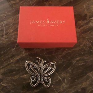 James Avery Retired Butterfly Pendant